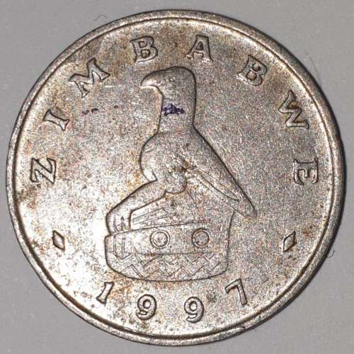 1997 - 5 CENT COIN - ZIMBABWE - (Copper-Nickel)